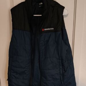 The North Face Men's Black and Navy Vest